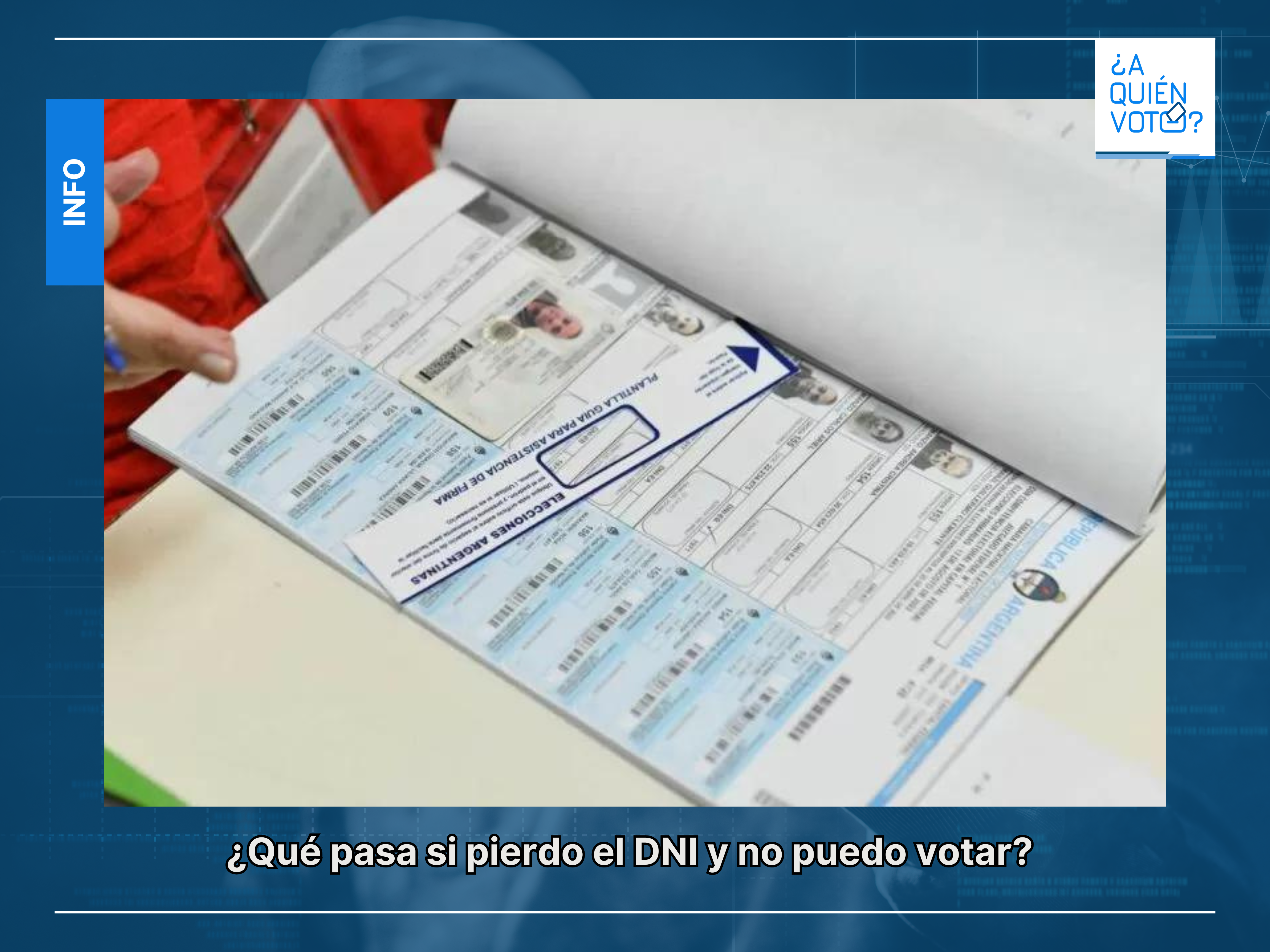 ¿Qué pasa si pierdo el DNI?